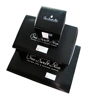custom logo printing cupcake box drawer cake box 6 holes cupcake box with inserts